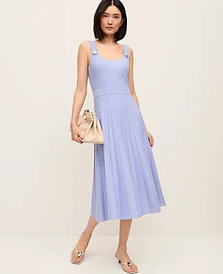 Ann Taylor Petite Button Ribbed Sweater Dress sold by Ann Taylor product image thumbnail 3