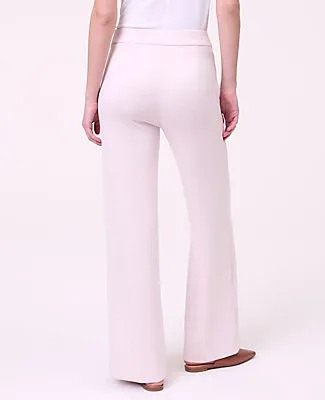Ann Taylor Petite Weekend Wide-Leg Pant in CloudPlush sold by Ann Taylor product image thumbnail 3