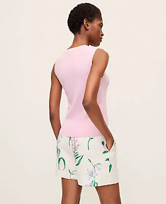 Ann Taylor Scallopped Trim Sweater Shell Top sold by Ann Taylor product image thumbnail 2