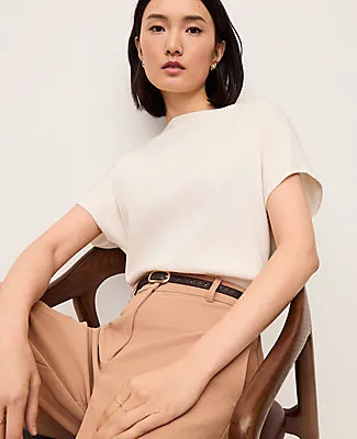 Ann Taylor Petite Dolman Boatneck Sweater Top sold by Ann Taylor