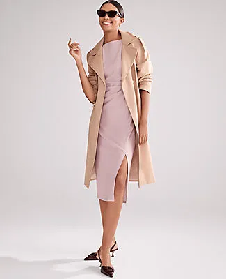 Ann Taylor The Petite Twist Sheath Dress sold by Ann Taylor product image thumbnail 3