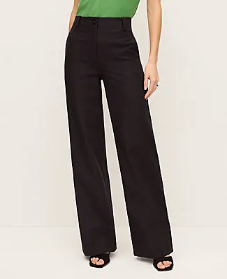 Ann Taylor The Petite Modern Wide Leg Pant in Twill sold by Ann Taylor product image thumbnail 2