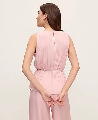 Ann Taylor Petite Pleated Halter Top sold by Ann Taylor product image thumbnail 2