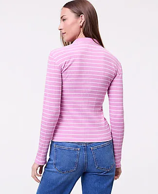 Ann Taylor Weekend Striped Polo Shirt sold by Ann Taylor product image thumbnail 2