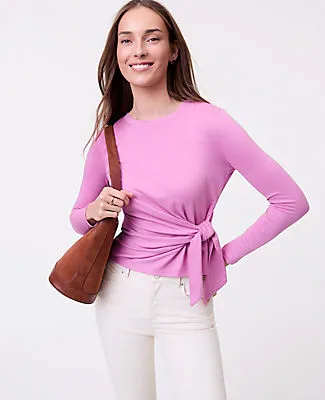 Ann Taylor Weekend Tie Waist Top sold by Ann Taylor
