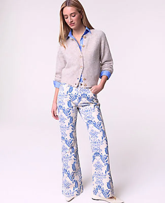 Ann Taylor Petite Weekend Toile Boot Jean sold by Ann Taylor