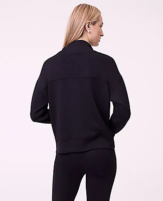 Ann Taylor Weekend Mockneck Sweatshirt in CloudPlush sold by Ann Taylor product image thumbnail 2