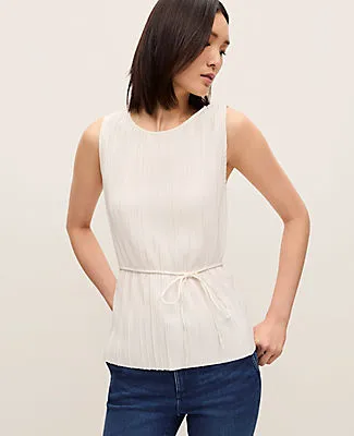 Ann Taylor Pleated Halter Top sold by Ann Taylor