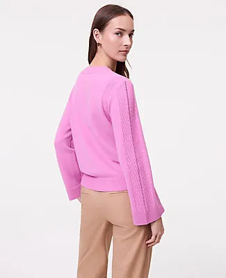 Ann Taylor Weekend Contrast Stitch Sweater sold by Ann Taylor product image thumbnail 2