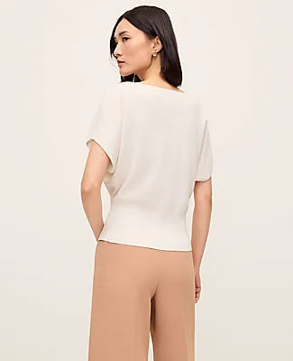 Ann Taylor Petite Dolman Boatneck Sweater Top sold by Ann Taylor product image thumbnail 2