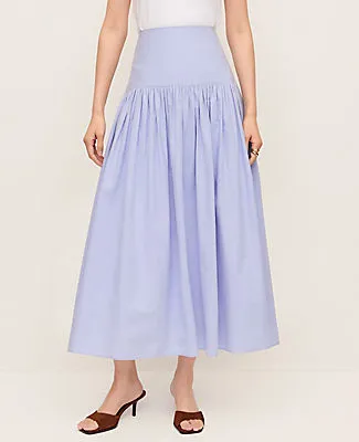 Ann Taylor Petite Gathered Maxi Skirt sold by Ann Taylor product image thumbnail 2