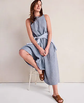 Ann Taylor Haven Well Within Linen Boat Neck Maxi Dress sold by Ann Taylor product image thumbnail 5