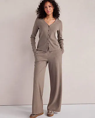 Ann Taylor Haven Well Within Organic Cotton Rib Knit Cardigan sold by Ann Taylor product image thumbnail 2