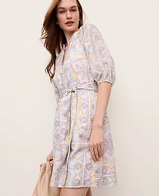 Ann Taylor Paisley Flare Dress sold by Ann Taylor product image thumbnail 3