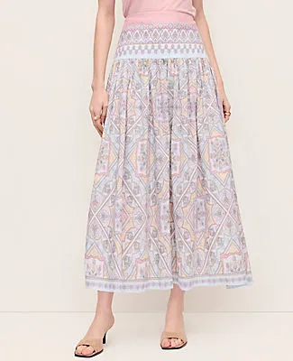 Ann Taylor Petite Paisley Maxi Skirt sold by Ann Taylor product image thumbnail 2