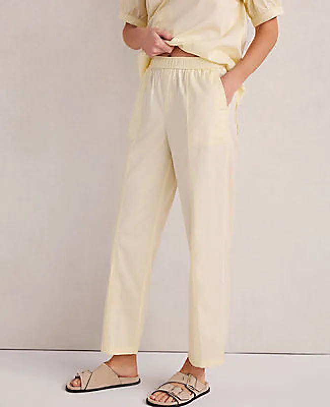 Ann Taylor Haven Well Within Organic Cotton Twill Tapered Pants made by Ann Taylor