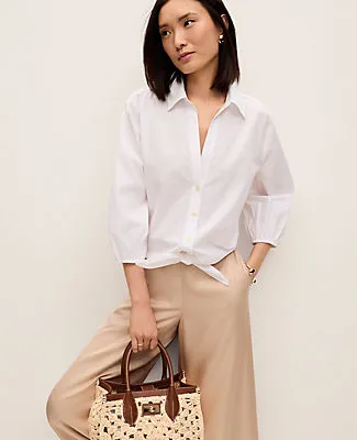 Ann Taylor Tie Waist Blouse sold by Ann Taylor