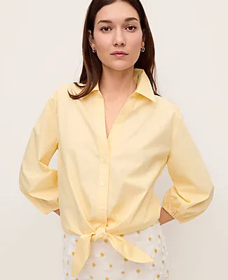 Ann Taylor Tie Waist Blouse sold by Ann Taylor