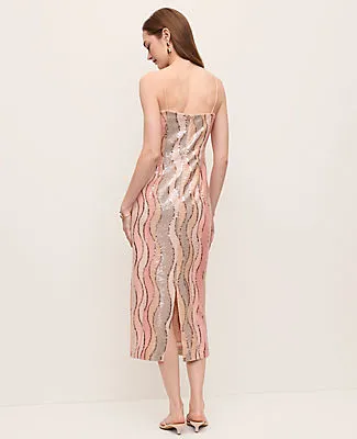 Ann Taylor Sequin Geo Shift Dress sold by Ann Taylor product image thumbnail 2