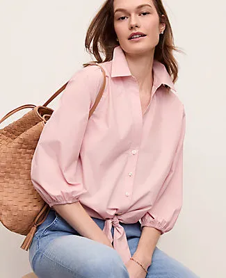 Ann Taylor Tie Waist Blouse sold by Ann Taylor product image thumbnail 3