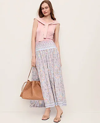 Ann Taylor Petite Paisley Maxi Skirt sold by Ann Taylor
