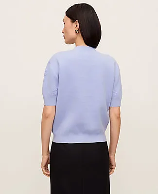 Ann Taylor Daisy Appliqué Sweater Tee sold by Ann Taylor product image thumbnail 2