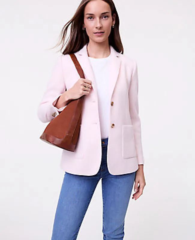 Ann Taylor Petite Weekend Greenwich Blazer in Brushed Knit made by Ann Taylor