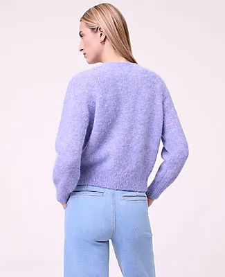 Ann Taylor Weekend Cozy Crew Neck Cardigan sold by Ann Taylor product image thumbnail 2