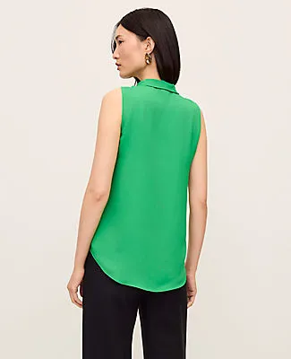 Ann Taylor Bow Neck Shell Top sold by Ann Taylor product image thumbnail 2