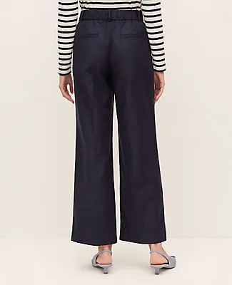 Ann Taylor The Petite Relaxed Wide-Leg Ankle Pant sold by Ann Taylor product image thumbnail 3