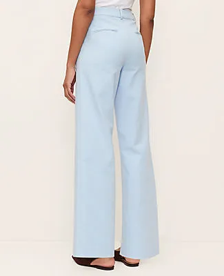 Ann Taylor The Petite Wide-Leg Pant in Doubleweave sold by Ann Taylor product image thumbnail 3