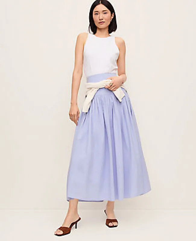 Ann Taylor Petite Gathered Maxi Skirt made by Ann Taylor