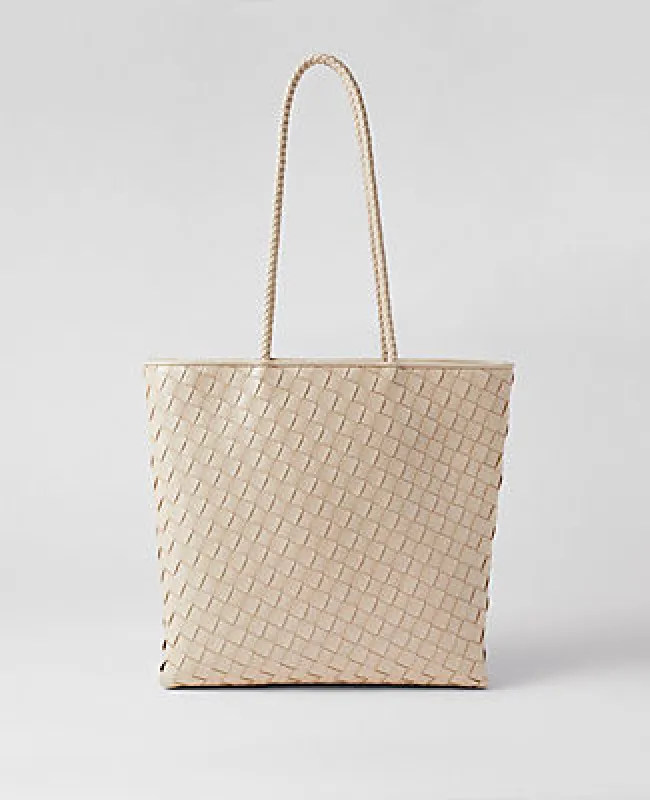 Ann Taylor Weekend Woven Tote made by Ann Taylor