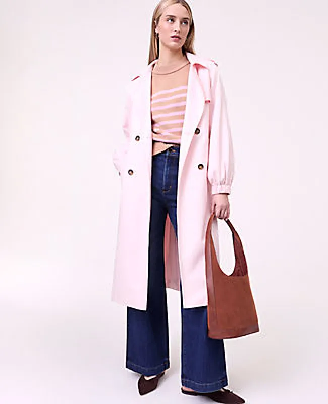Ann Taylor Weekend Hooded Trench Coat made by Ann Taylor