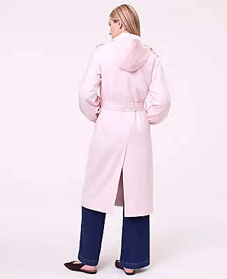 Ann Taylor Weekend Hooded Trench Coat sold by Ann Taylor product image thumbnail 2