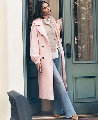 Ann Taylor Weekend Hooded Trench Coat sold by Ann Taylor product image thumbnail 4