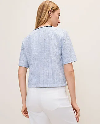 Ann Taylor Metallic Tweed Jacket sold by Ann Taylor product image thumbnail 2