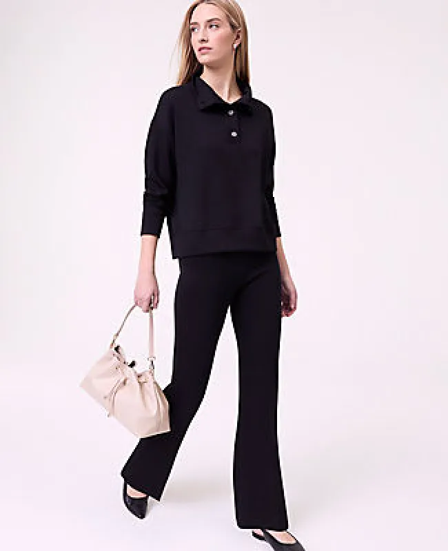 Ann Taylor Petite Weekend Boot Pant in CloudPlush made by Ann Taylor