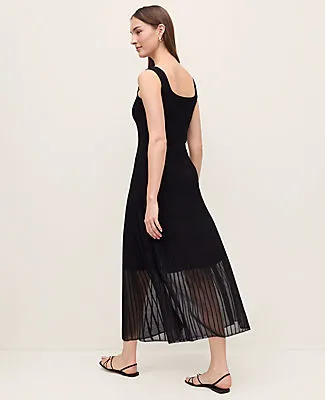 Ann Taylor Petite Ribbed Flare Sweater Dress sold by Ann Taylor product image thumbnail 2