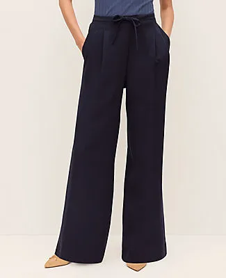 Ann Taylor Petite Weekend Pull On Wide-Leg Pant sold by Ann Taylor product image thumbnail 2