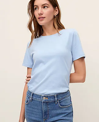 Ann Taylor Petite Weekend Crew Neck Tee sold by Ann Taylor