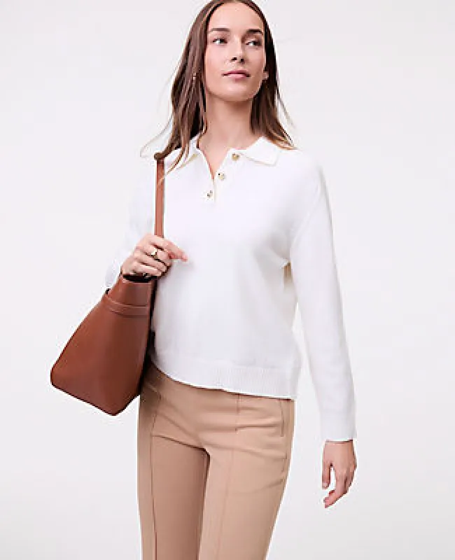 Ann Taylor Weekend Henley Sweater made by Ann Taylor