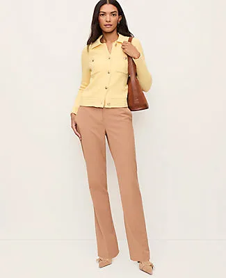 Ann Taylor The Petite Straight Pant in Plaid sold by Ann Taylor product image thumbnail 4
