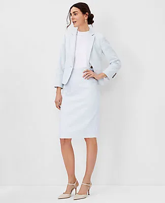 Ann Taylor Petite Textured Pencil Skirt sold by Ann Taylor product image thumbnail 3