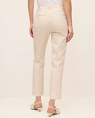 Ann Taylor The Petite Cotton Crop Pant in Gingham — Curvy Fit sold by Ann Taylor product image thumbnail 2