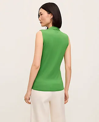 Ann Taylor Petite Sleeveless V-Neck Top sold by Ann Taylor product image thumbnail 2