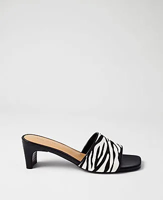 Ann Taylor Calf Hair Heel Mule sold by Ann Taylor