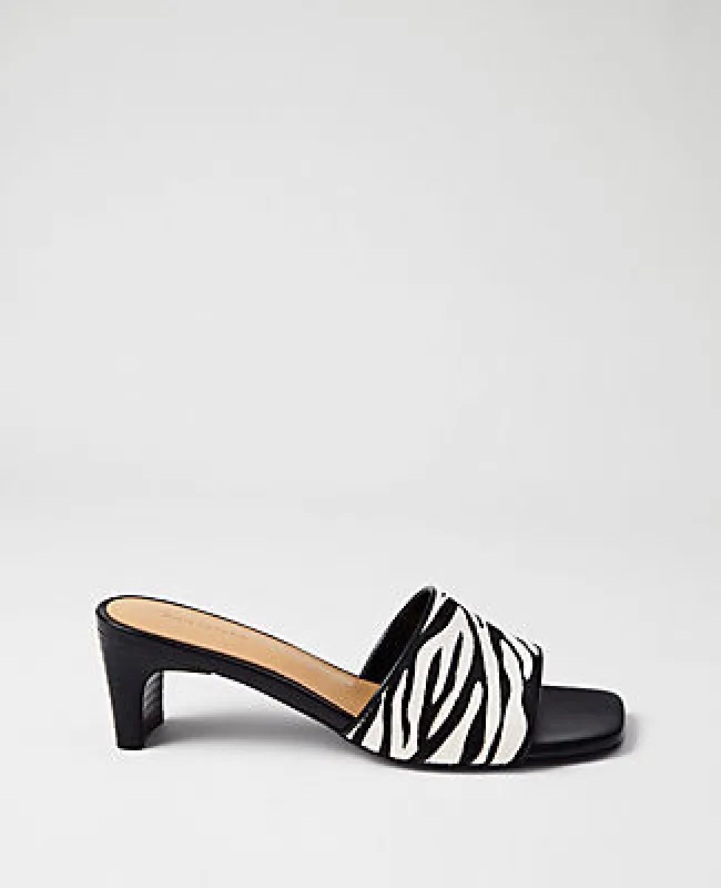 Ann Taylor Calf Hair Heel Mule made by Ann Taylor