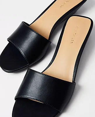 Ann Taylor Weekend Leather Wedge Sandal sold by Ann Taylor product image thumbnail 2