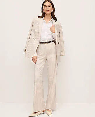 Ann Taylor The Petite Flare Trouser in Plaid sold by Ann Taylor
